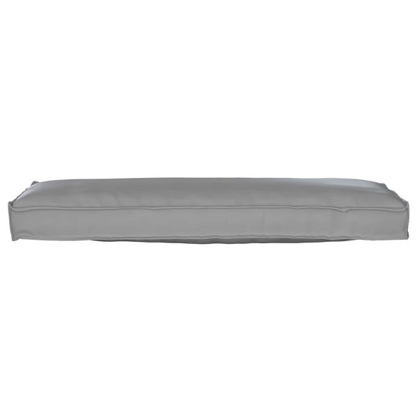 Palettenkissen Set Grau 120x40cm, 2 Stk.