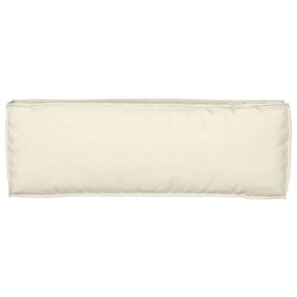 Palettenkissen Set Creme 120x40 cm