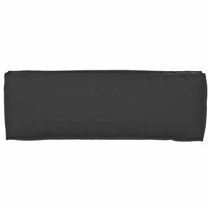 Palettenkissen Set Schwarz 120x40 cm