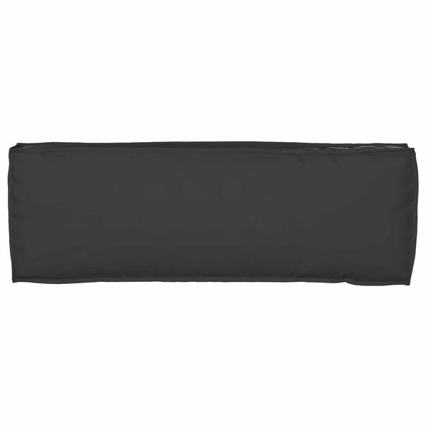 Palettenkissen Set Schwarz 120x40 cm