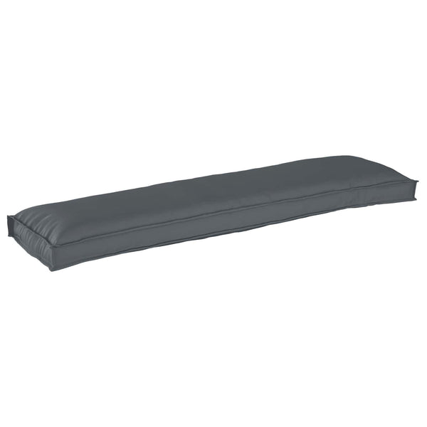 Palettenkissen Set Anthrazit 150x40 cm