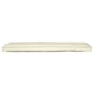 Palettenkissen Set Creme 150x40 cm
