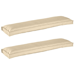 Palettenkissen Set Beige 150x40cm