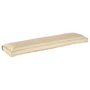 Palettenkissen Set Beige 150x40cm