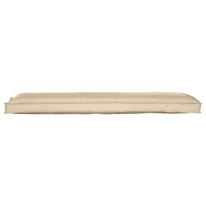 Palettenkissen Set Beige 150x40cm
