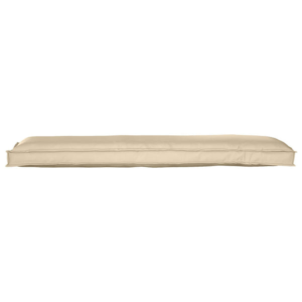 Palettenkissen Set Beige 150x40cm