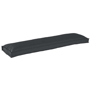 Palettenkissen Set Schwarz 150x40 cm