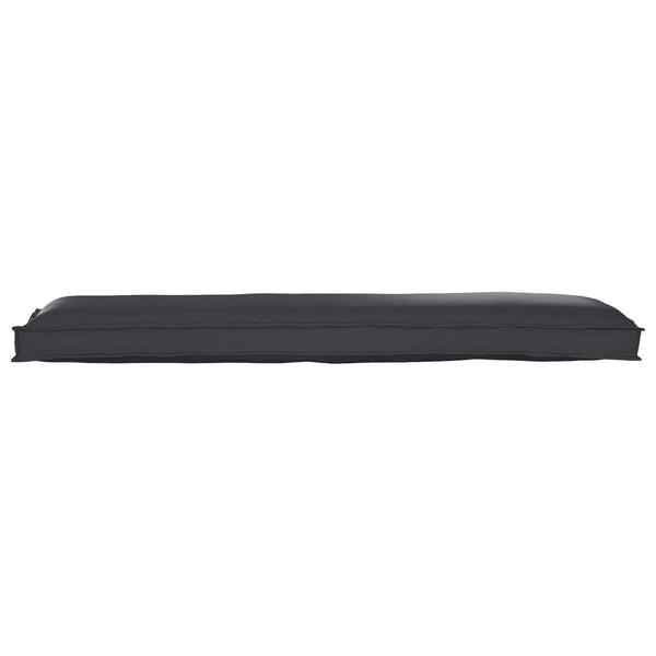 Palettenkissen Set Schwarz 150x40 cm