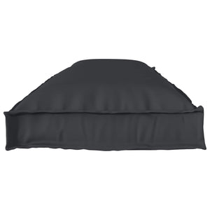 Palettenkissen Set Schwarz 150x40 cm