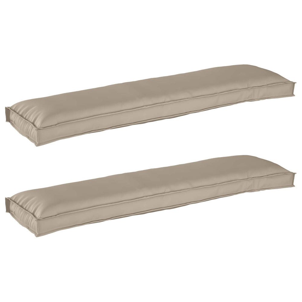 Palettenkissen Set Taupe 150x40 Oxford