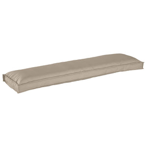 Palettenkissen Set Taupe 150x40 Oxford