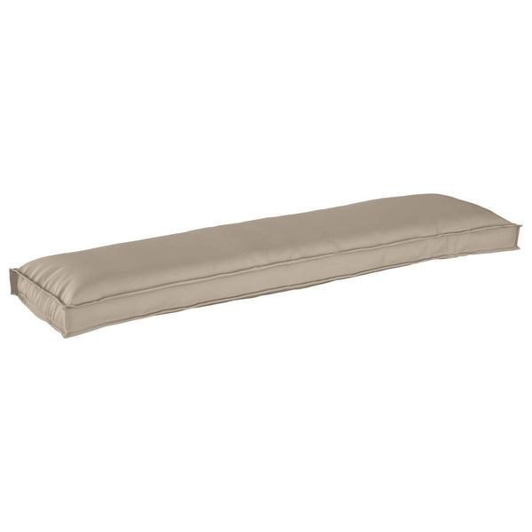 Palettenkissen Set Taupe 150x40 Oxford