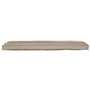 Palettenkissen Set Taupe 150x40 Oxford