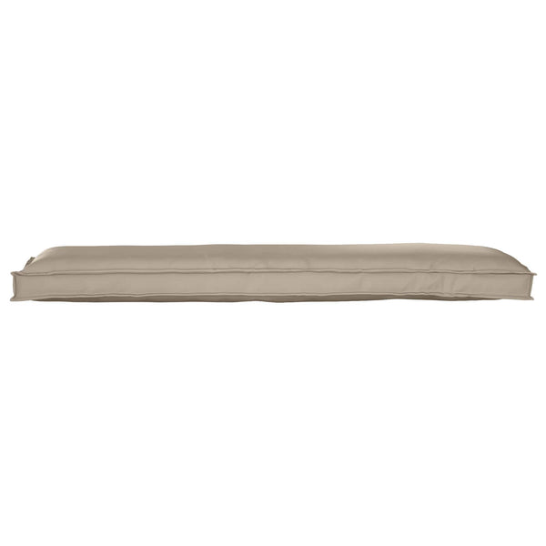 Palettenkissen Set Taupe 150x40 Oxford