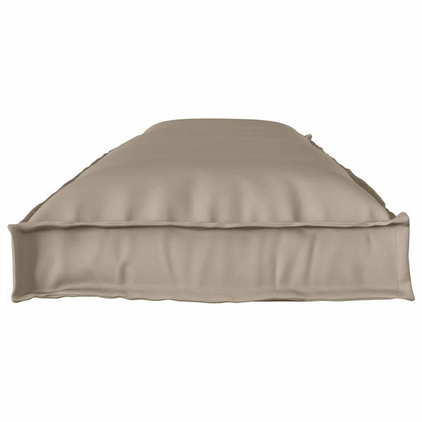 Palettenkissen Set Taupe 150x40 Oxford