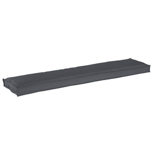 Palettenkissen Set Anthrazit 180x40 cm, 2-teilig
