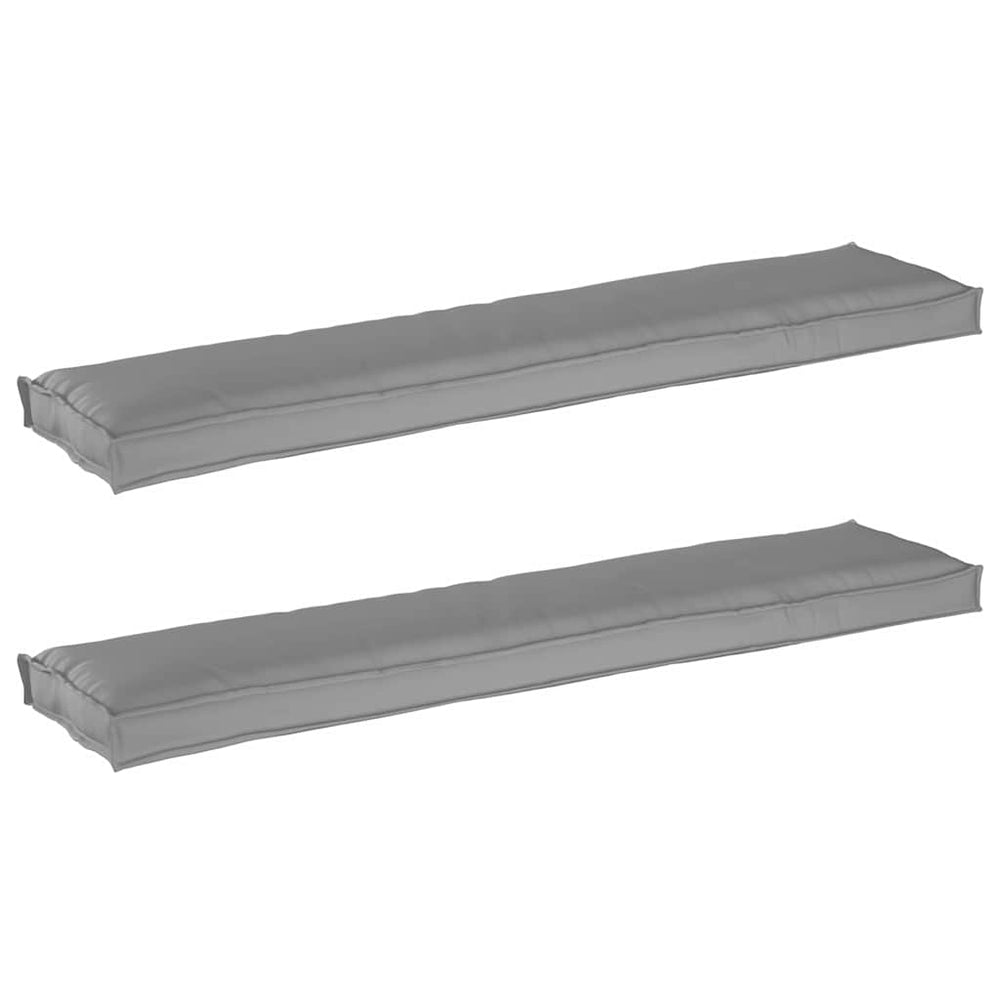 Palettenkissen Set Grau 180x40cm
