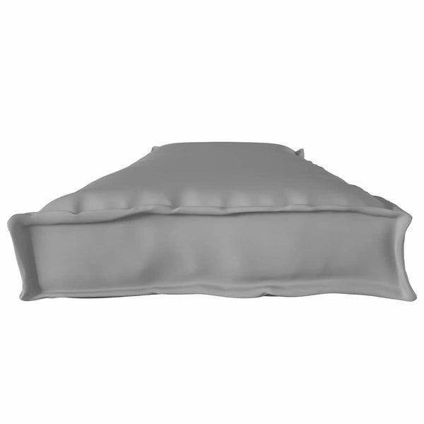 Palettenkissen Set Grau 180x40cm