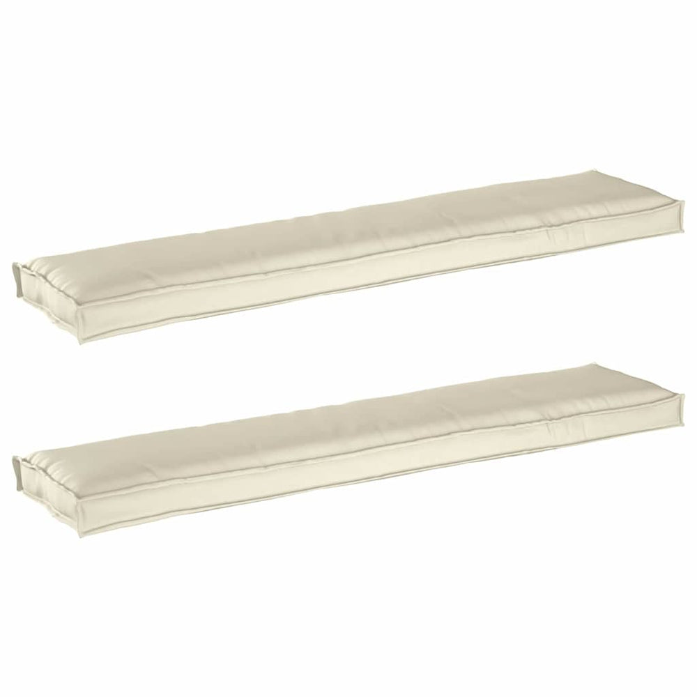 Palettenkissen Set Creme 180x40 cm