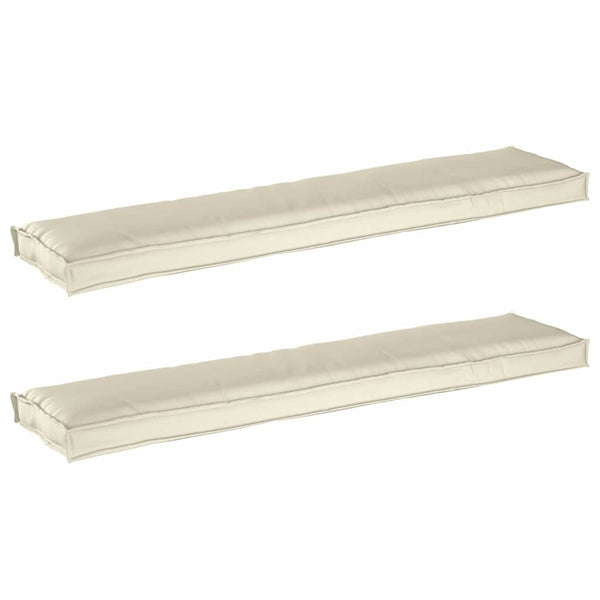 Palettenkissen Set Creme 180x40 cm