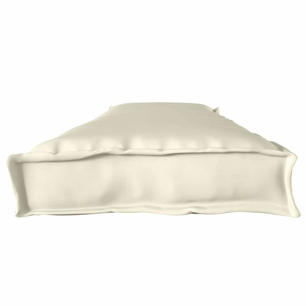 Palettenkissen Set Creme 180x40 cm