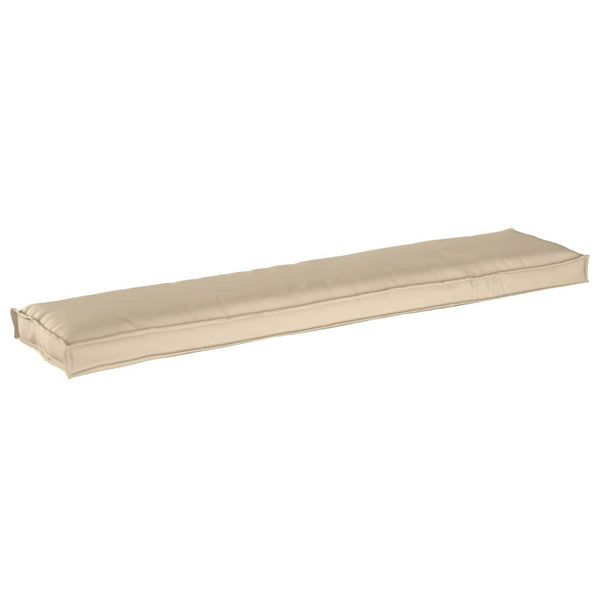 Palettenkissen Set Beige 180x40cm