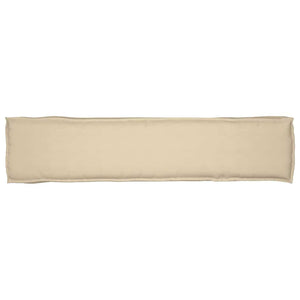 Palettenkissen Set Beige 180x40cm
