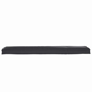 Palettenkissen Set Schwarz 180x40 cm