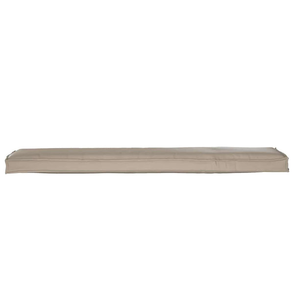 Palettenkissen Set Taupe 180x40cm 2er