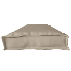 Palettenkissen Set Taupe 180x40cm 2er