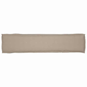 Palettenkissen Set Taupe 180x40cm 2er