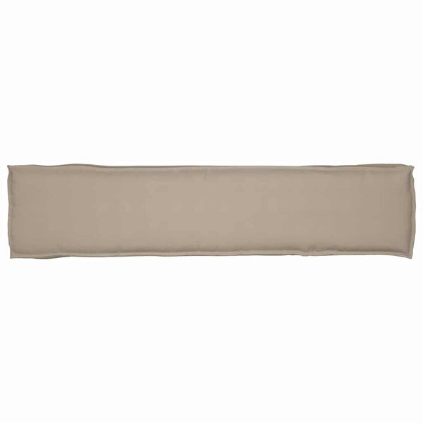Palettenkissen Set Taupe 180x40cm 2er