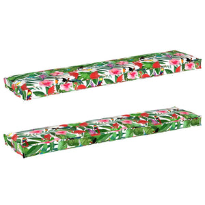 Palettenkissen Set Tropischer Dschungel 180x40x8cm (2 Stk.)