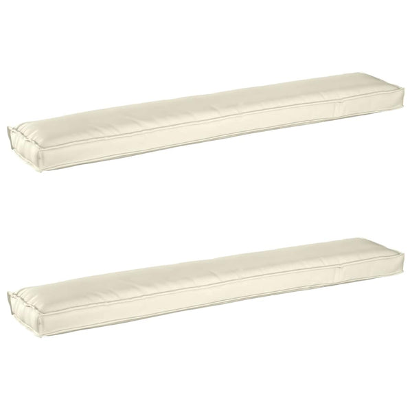 Palettenkissen Set Creme 200x40 cm