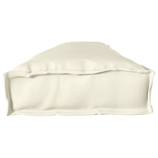 Palettenkissen Set Creme 200x40 cm
