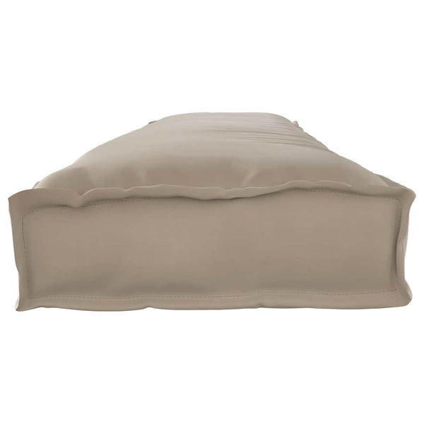 Palettenkissen Set Taupe 200x40 cm