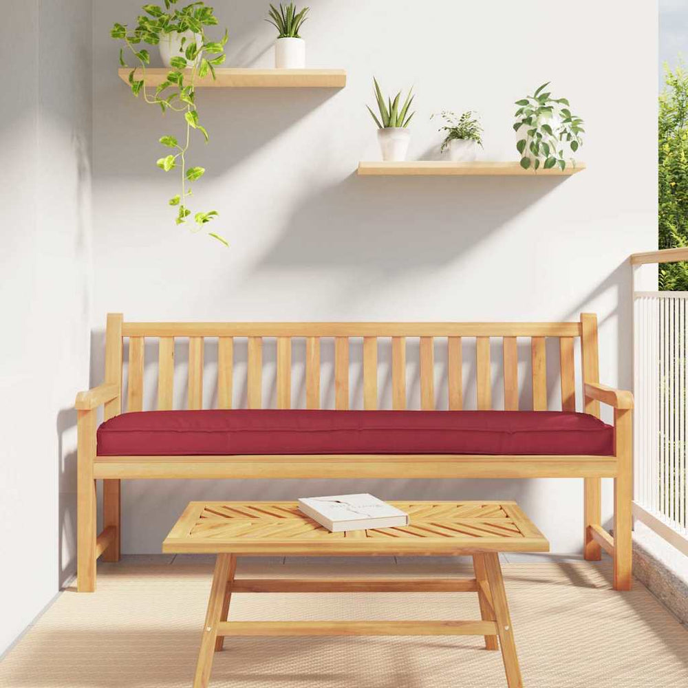 Palettenkissen Set Weinrot 200x40 cm