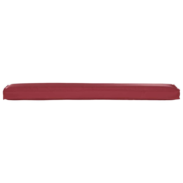 Palettenkissen Set Weinrot 200x40 cm