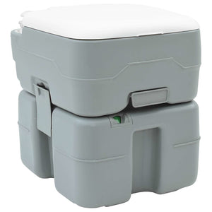 Camping WC Set, 2-teilig, Grau