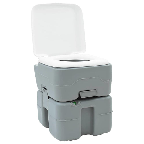 Camping WC Set, 2-teilig, Grau