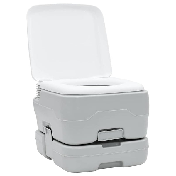 Camping WC-Set Grau/Weiß