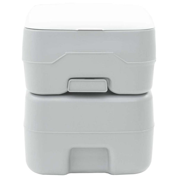 Campingtoilette Grau, 41,5 x 36,5 x 42 cm
