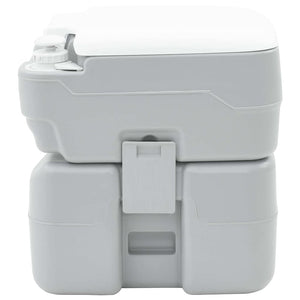Campingtoilette Grau, 41,5 x 36,5 x 42 cm