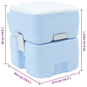 Campingtoilette Blau 41,5x36,5x42cm