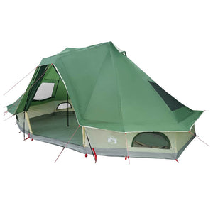 Tipi Zelt Grün mit Dach & Stauraum