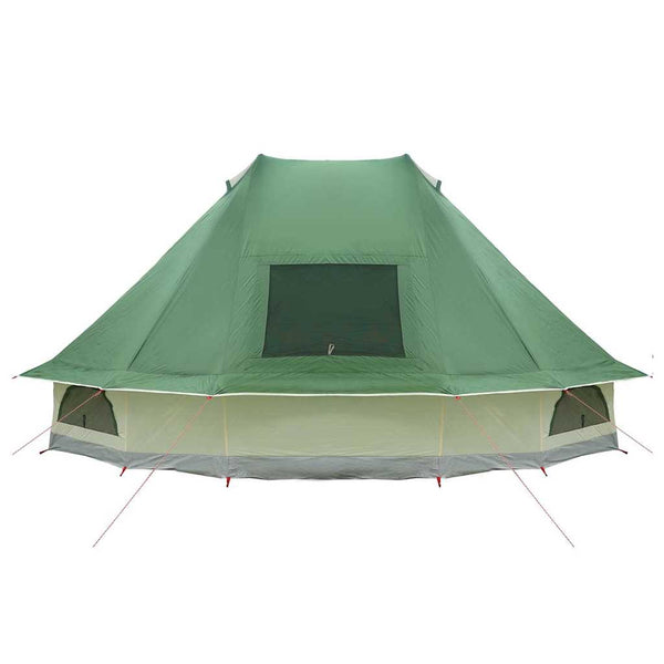 Tipi Zelt Grün mit Dach & Stauraum