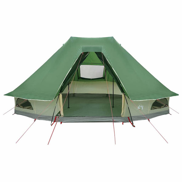 Tipi Zelt Grün mit Dach & Stauraum