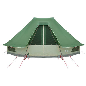 Tipi Zelt Grün mit Dach & Stauraum