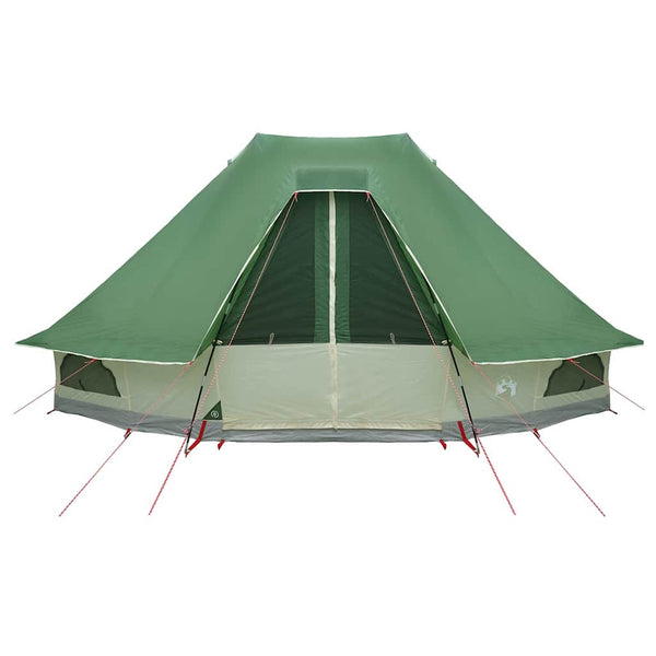Tipi Zelt Grün mit Dach & Stauraum