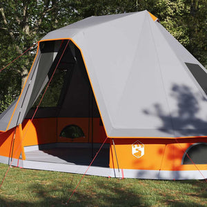 Tipi Zelt mit Dach Grau/Orange 466cm